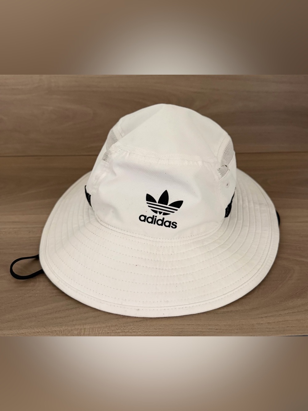 Adidas Originals Boonie Hat Mens Size Mesh Ventilation White